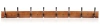 Drewniany wieszak na kurtki, ubrania | Wieszak ścienny do przedpokoju | Wieszak z 16 haczykami | HG-80CM-WOOD