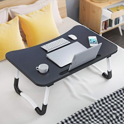 Podkładka pod laptopa | Składany stolik śniadaniowy | Podstawka do łóżka | LFD-6040-BLACK