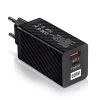 GAN | Szybka ładowarka sieciowa 65W z portami USB i USB-C PD 3.0 