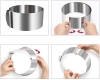 Regulowany rant do tortu 15-30 cm | Forma do ciasta | RH-T01-15CM