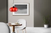 Nowoczesna szklana lampa wisząca | Czerwona | GB-D28-R