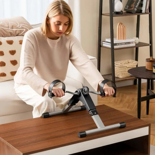 Mini rowerek treningowy z regulacją oporu i licznikiem LCD | Składany rowerek rechabilitacyjny do ćwiczenia rąk i nóg | Rotor |  DH-301