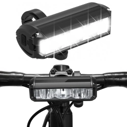Mocna lampka rowerowa przód LED 1200 lm | Wododporny reflektor rowerowy  z akumulatorem USB | Oświetlenie rowerowe 3 tryby  pracy | IPX5 EOS630