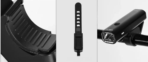 Reflektor rowerowy LED 400 lm | Wodoodporna lampka na rower z trybem SOS | Mocna lampka z wbudowanym akumulatorem | XJLQD