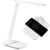 Lampka biurkowa LED z ładowarką indukcyjną | biała | WD-F05-WHITE