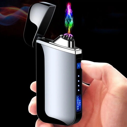 Nowoczesna zapalniczka plazmowa | Elektryczna zapalniczka ładowana przez USB | JL-319-BLACK