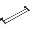 Wieszak na ręczniki | Uchwyt ścienny do łazienki | Drążek łazienkowy | MJR-60CM-2-BLACK