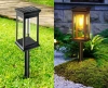 2x Ogrodowa lampka solarna LED | Wbiajny słupek 60 cm | HK-115A