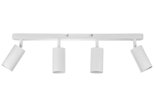 Czteropunktowa lampa sufitowa, reflektor ruchomy 4x GU10 biały | MS-GU10-4