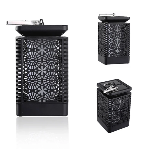 Ogrodowa lampka solarna LED pochodnia lampion latarenka | 17cm 600mAh efekt płomienia | Lampa solarna - pochodnia stołowa SMF-12LED