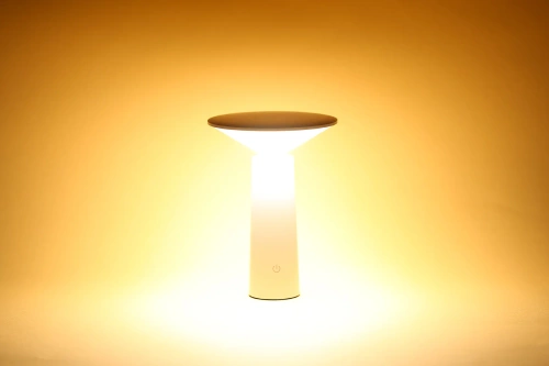 Bezprzewodowa lampka LED | Lampka stołowa z ruchomą głowicą | JX09-WHITE