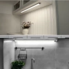 Lampka meblowa z czujnikiem ruchu | Bezprzewodowa lampka nocna z sensorem | Lampka LED podszafkowa 40 cm | HSL-S40CM-SILVER