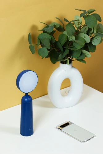 Nowoczesna lampka bezprzewodowa | Lampka LED z ruchomą głowicą | JX12-BLUE