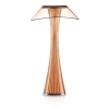 Nowoczesna lampka stołowa | Lampka nocna z wybudowanym akumulatorem | Lampka stołowa LED | MGD-151-Brown