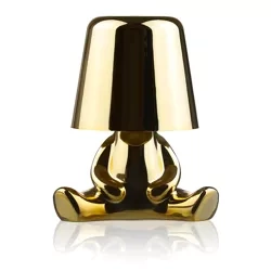 Nowoczesna lampa stołowa z dotykową obsługą | Lampka nocna z wbudowanym akumulatorem | HJA23-B-GOLD
