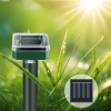Odstraszacz zwierząt wbijany | Zasilanie solarne | 2 Szt. | YSJ-1265-BLACK