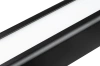 Nowoczesna prostokątna lampa wisząca | sterowanie pilotem | LED | czarna | SX41-120CM-48W-BK