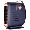 JM-115 | Grzejnik elektryczny retro, mini termowentylator, farelka | 2 prędkości | 500 W | Niebieski