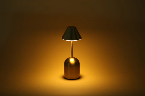 Bezprzewodowa lampka nocna z wbudowanym akumulatorem 2000 mAh | Nowoczesna lampka stołowa z regulacją mocy oraz barwy świecenia | YG-D020-Copper