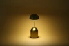 Bezprzewodowa lampka nocna GRZYBEK  z wbudowanym akumulatorem  2000 mAh | Nowoczesna lampka stołowa  z regulacją mocy oraz barwy świecenia |  YG-D019-Gold