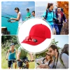 Czapka solarna z wiatrakiem | Czapka z daszkiem z wbudowanym wiatraczkiem | Czapka chłodząca | SFH-8934-RED