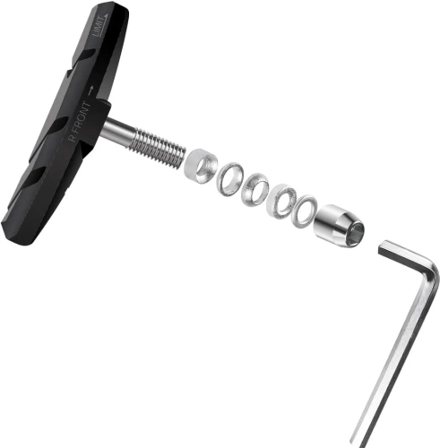 Klocki hamulcowe do roweru  V -Brake | Klocki niesymetryczne nakręcane 70mm | SJSCP-03-B