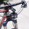 Uchwyt na mostek do komputera rowerowego i GoPro | Aluminiowy uchwyt kompatybilny z Garmin, Bryton | MBZJ-042