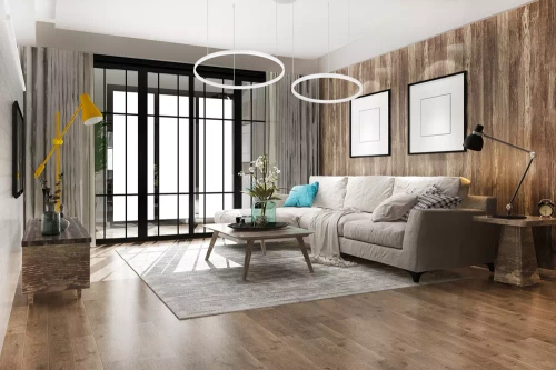 Dwuczęściowa Nowoczesna lampa wisząca | LED | Biała | RLK-C02-38W-W