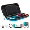 Wzmocnione etui na konsolę Nintendo Switch | Kieszeń z siatki, przegródki na 10 kartridży | XJ-098