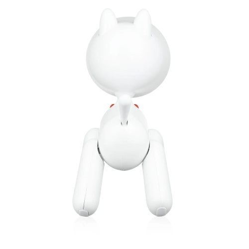 Urocza lampka LED w kształcie pieska z regulacją jasności i akumulatorem USB | Lampka biurkowa Waggy Puppy |  YG-TD104-W
