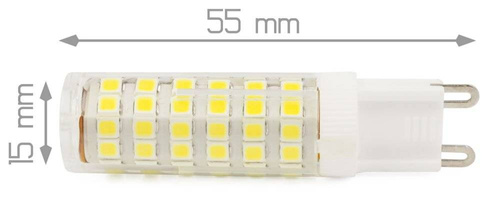 Żarówka LED G9 75 SMD 2835 | 6W=60W | 230V