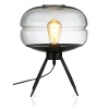 Stylowa lampka nocna z szklanym kloszem | Nowoczesna szklana lampka stołowa | BH-233-TS