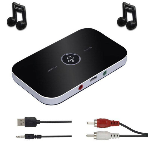Adapter Bluetooth 5.0 | Urządzenie wielofunkcyjne 2w1 | Odbiornik i nadajnik | B6-Black