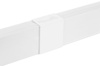 Łącznik prosty do listwy maskującej 40x20mm | biały | CDT-02