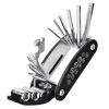 Multitool rowerowy - imbusy, ampule, nasadki | Narzędzia 16w1 | Zestaw kluczy | MFT-16in1