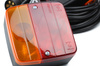 12-24V | Para lamp tylnych do przyczep, naczep, maszyn rolniczych | do wpięcia w wiązkę instalacyjną | homologacja E24 | JH101B