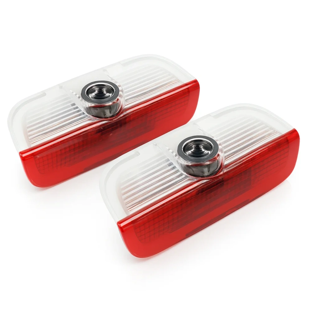 Zicht op LED-projectoren vanaf de lens- en koelplaatzijde.