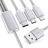 3w1 1.2M | Kabel USB do ładowania telefonu 3w1 - Micro USB / Lightning / Type-C | UC-005