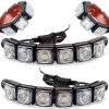 Światła do jazdy dziennej | Elastyczne lampy DRL z 12 diodami LED FLEX | DRL-006-1