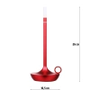 Nowoczesna lampka stołowa | Lampka nocna z wbudowanym akumulatorem | HJA31-RED
