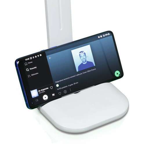 Lampka biurkowa, szkolna LED 7W | 3 barwy światła | uchwyt na telefon | MT-611