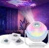 Projektor gwiazd | Lampka nocna RGB z wbudowanym głośnikiem | XTY01-WHITE