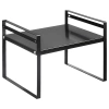 Półka łazienkowa na kosmetyki | Metalowy stojak do kuchni | Stojak na przyprawy | Półka wolnostojąca | MSK-L30CM-B