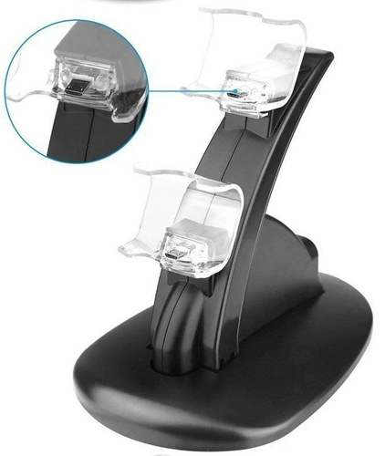 Stacja dokująca do ładowania 2 padów PS4 | HB-P02