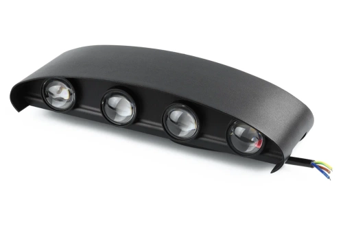 Lampa ogrodowa, kinkiet elewacyjny zewnętrzny LED | góra - dół | 8W, IP65 | BD-C041-8W