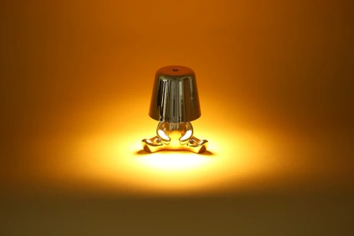 Nowoczesna lampa stołowa z dotykową obsługą | Lampka nocna z wbudowanym akumulatorem | HJA23-B-GOLD