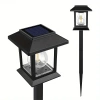 Ogrodowa lampka solarna LED | Wbiajny słupek | HK-115B