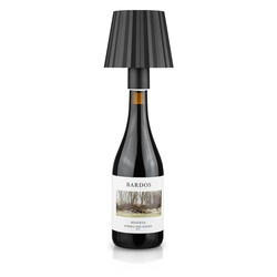 Lampka stołowa zakładana na butelkę | HJA47-BLACK| Lampka stołowa LED z wbudowanym akumulatorem