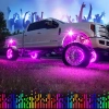 Lampki pod samochód | RGB LED | Oświetlenie podwozia 4 sztuki