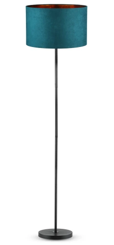 Nowoczesne oświetlenie | Lampa stojąca z materiałowym kloszem | DYT-L180 |Zielona, turkusowa lampa podłogowa